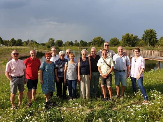 SPD Kreistagsfraktion bei der Fischkinderstube Edingen-Neckarhausen